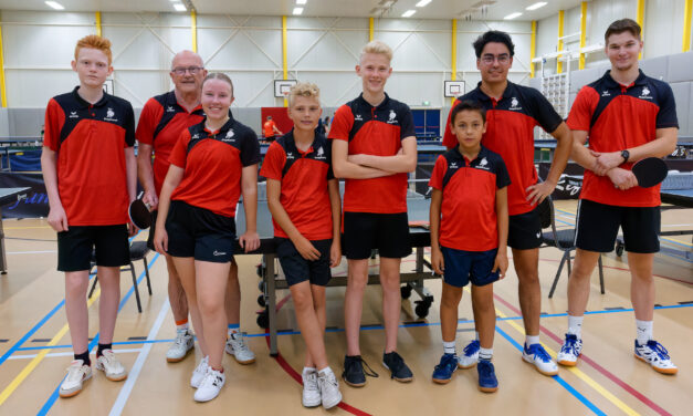 Jeugdlid Alexander Stegeman wint als enige Staphorster tafeltennisser 1e prijs op het Open Kampioenschap van Avereest