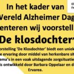 Trefpunt Wereld Alzheimer Dag 5 oktober “De Klosdochter”