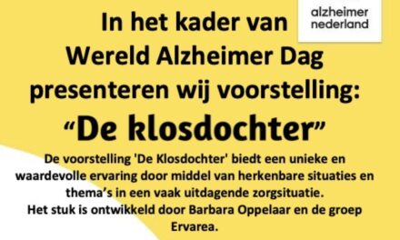 Trefpunt Wereld Alzheimer Dag 5 oktober “De Klosdochter”