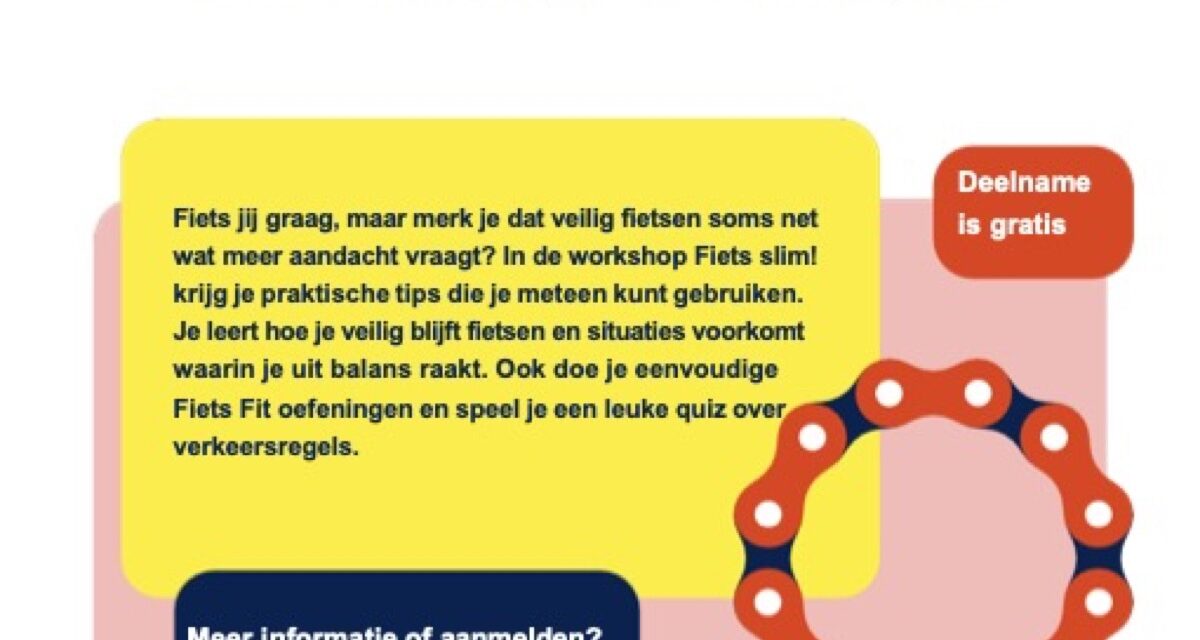 Fiets veilig en met plezier: twee fietsactiviteiten in Staphorst