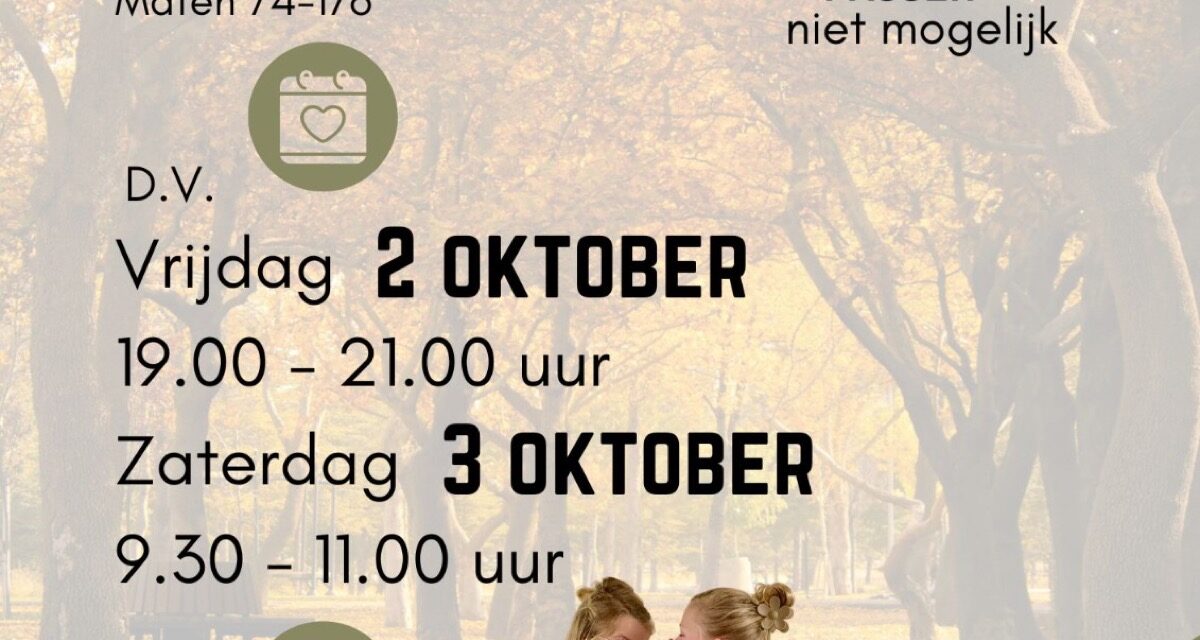 Tweedehands kinderkledingbeurs