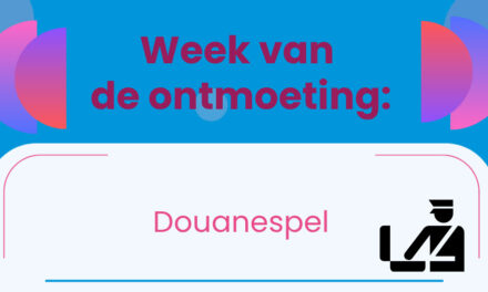 Douanespel bij de Zwarte Dennen tijdens de Week van de Ontmoeting