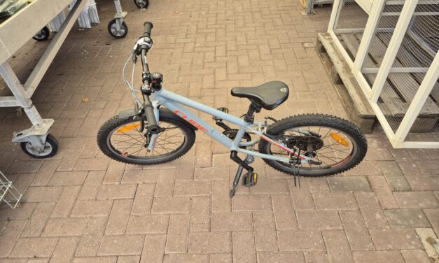 Alleenstaande fiets bij Welkoop