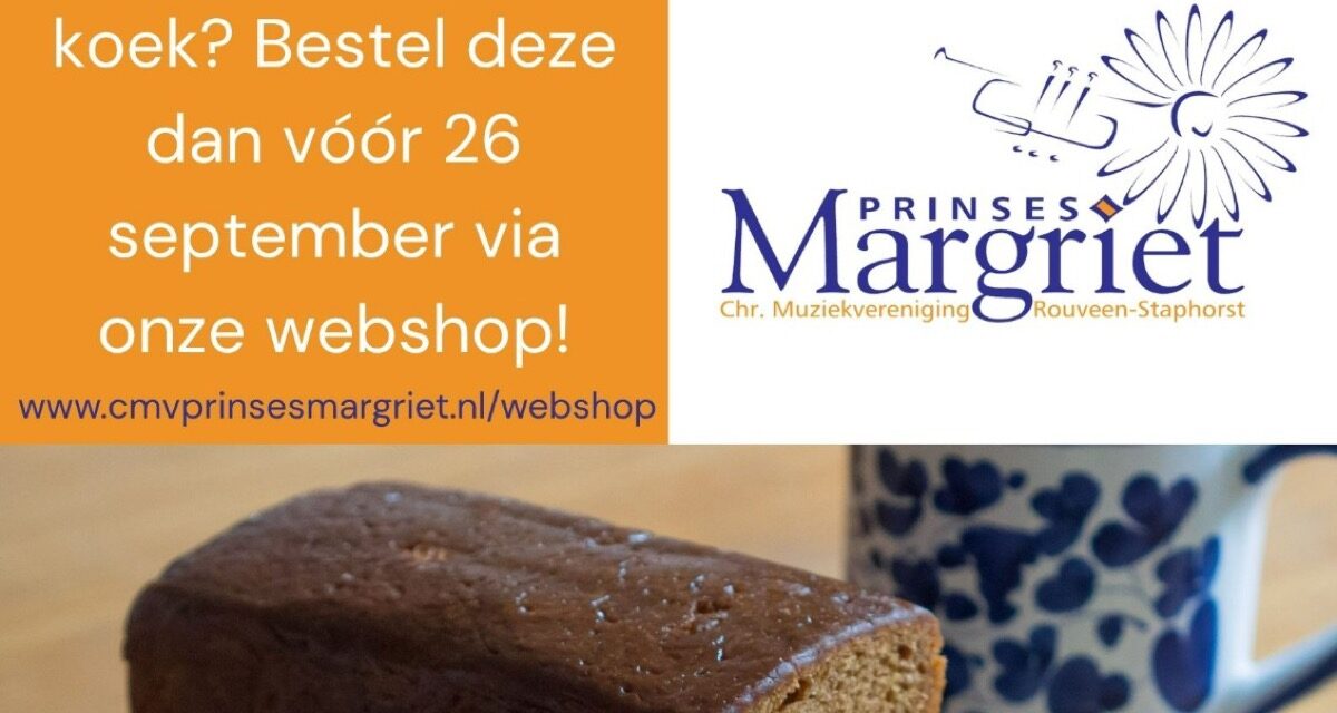 Prinses Margriet houdt verkoopactie van ontbijt- en oudewijvenkoek