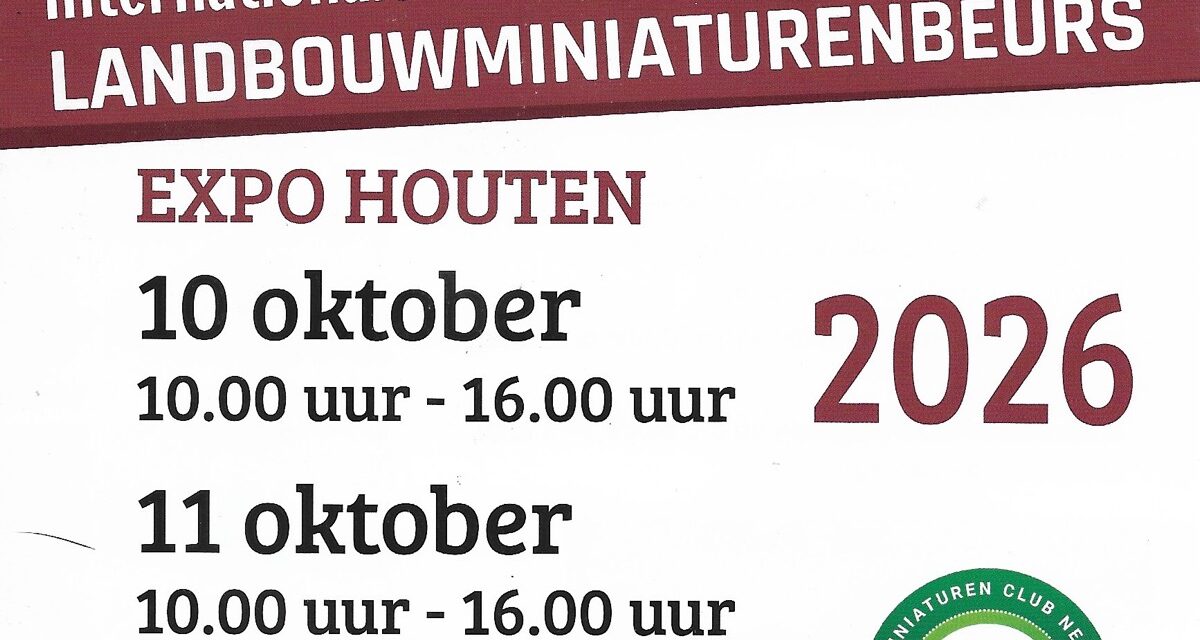 Internationale Landbouw Miniaturen Beurs