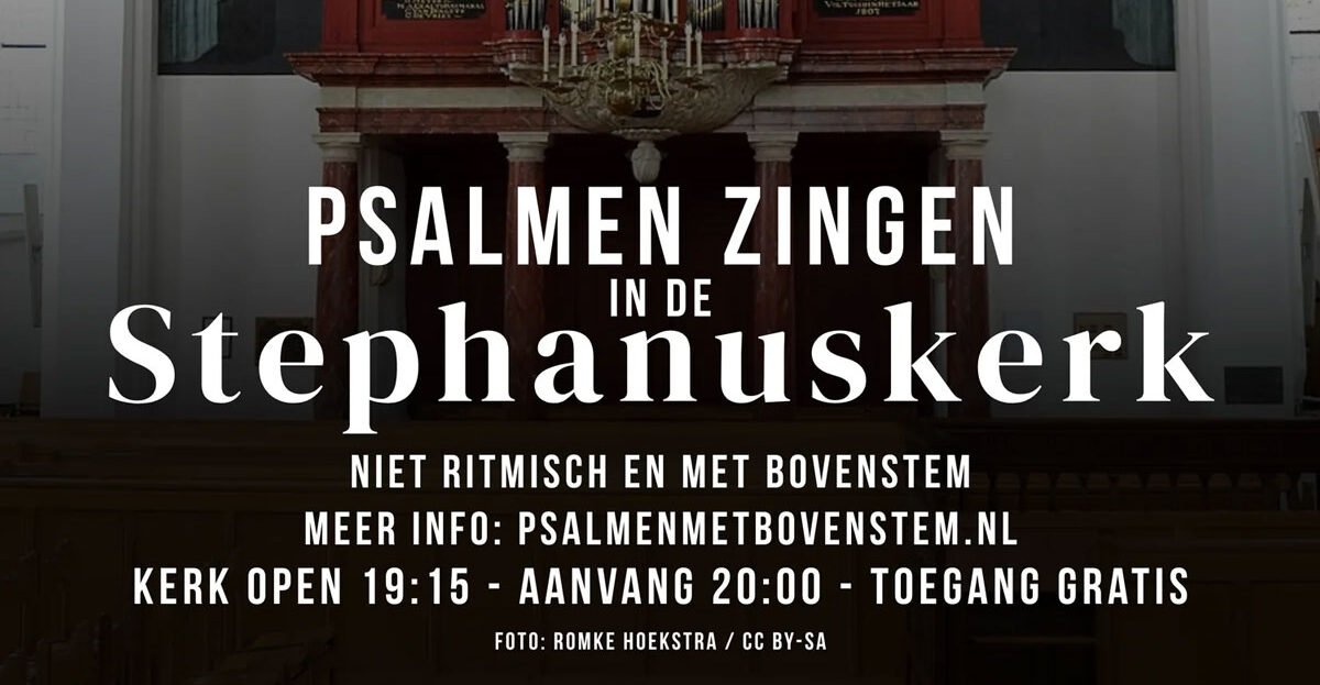 Psalmzangavond in Hasselt