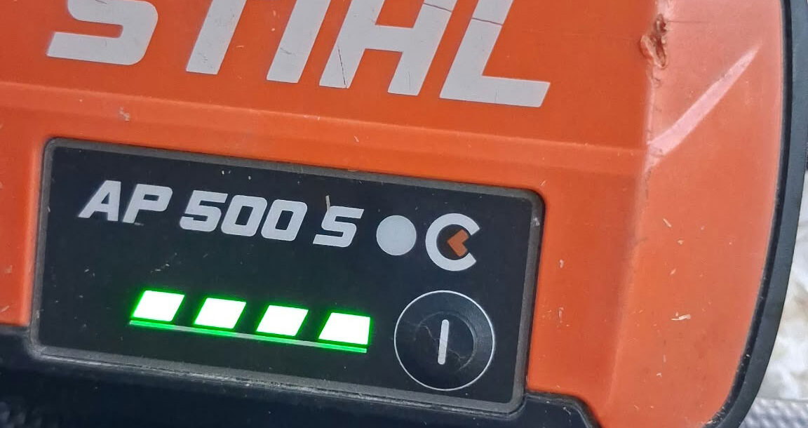 Stihl accu gevonden