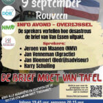 Stikstof: Info avond in Rouveen “De brief moet van tafel” voor alle agrariërs en iedereen die de sector een warm hart toedraagt