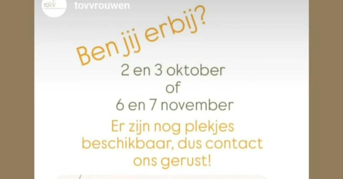 Nog enkele plekken vrij op de conferentie