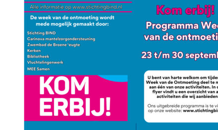 Week een tegen eenzaamheid: Tijd van Ontmoeten