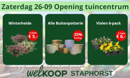 Opening tuincentrum Welkoop Staphorst