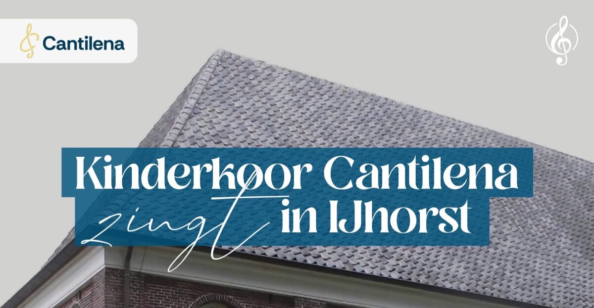 Reformatorisch Kinderkoor Cantilena zingt in de Hervormde Kerk van IJhorst