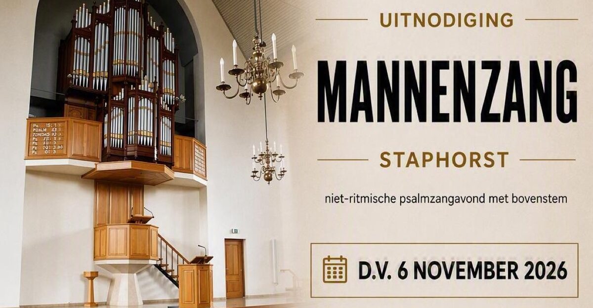 Mannenzangavond in HHK Staphorst