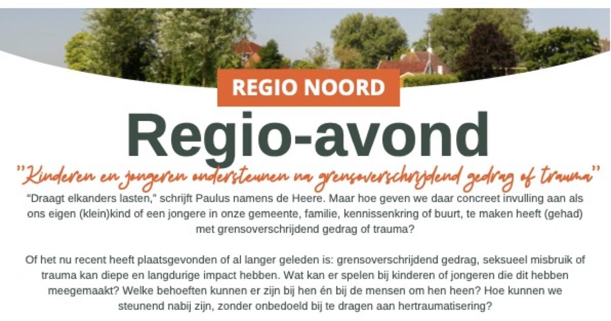 Regio-avond in de Leerkamer: Kinderen en jongeren ondersteunen na grensoverschrijdend gedrag of trau