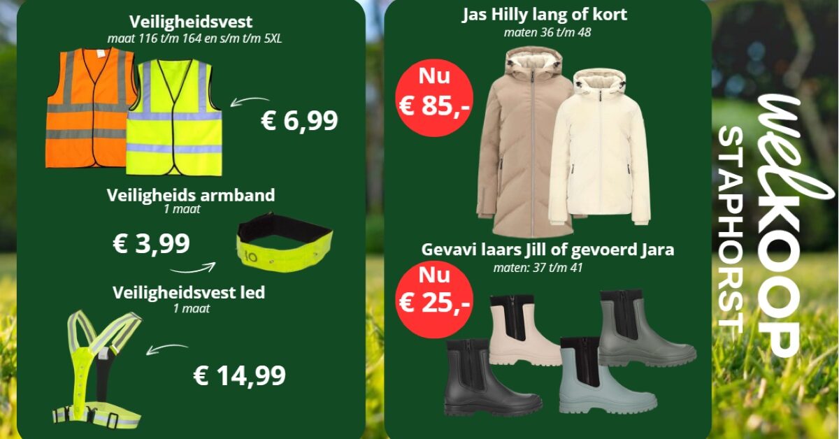 Acties bij Welkoop Staphorst